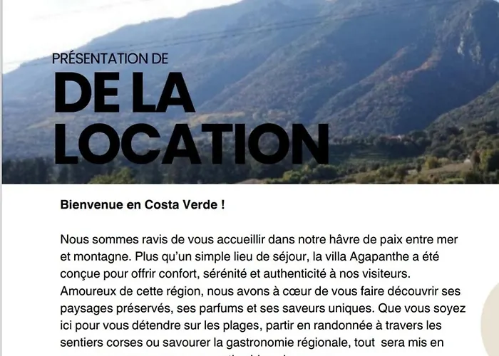 Agapanthe Location San-Nicolao
