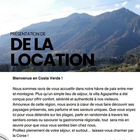 Agapanthe Location San-Nicolao